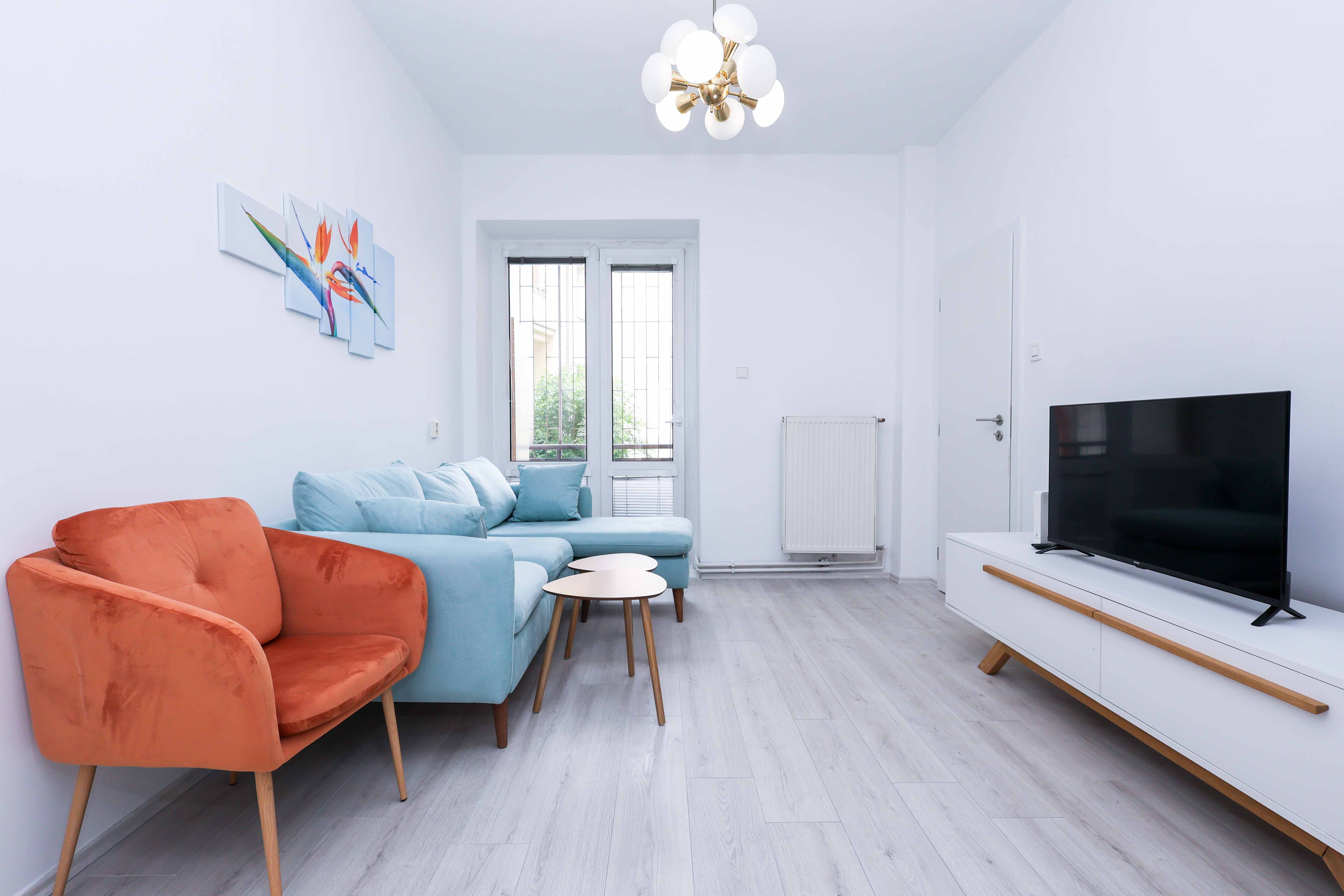 Štefánikova - Widok apartamentu